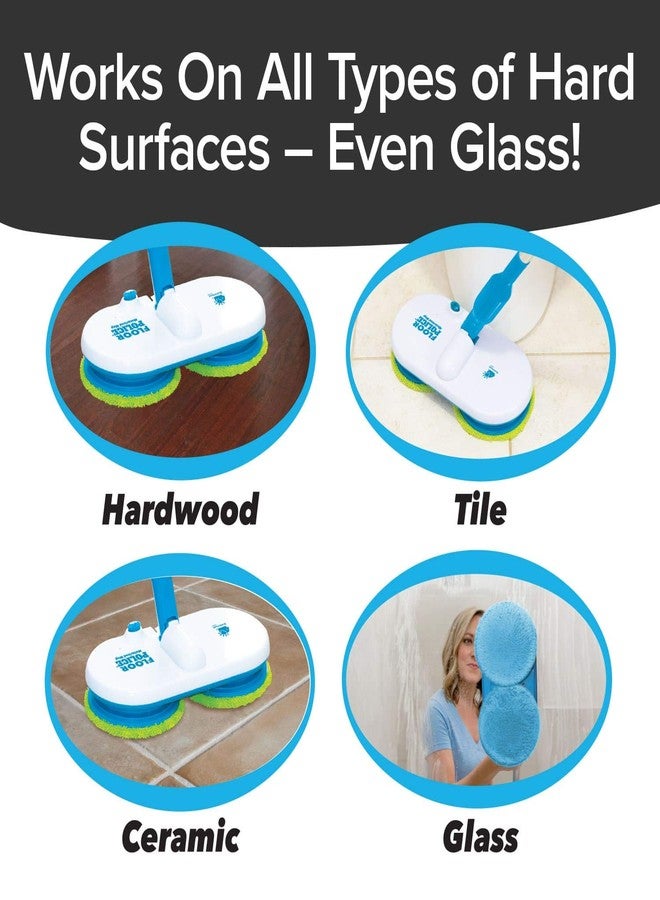 Bulbhead Original As Seen On TV Floor Police Mop with Motorized Dual Spinning Mopheads & 6 Unique Cleaning Pads by BulbHead, Lightweight, Rechargeable & Cordless, Great Hardwood Floor and Tile Cleaner - Image 4